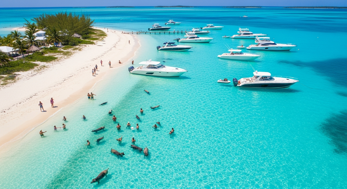 Swim with Pigs Bahamas | Pig Beach Tours
